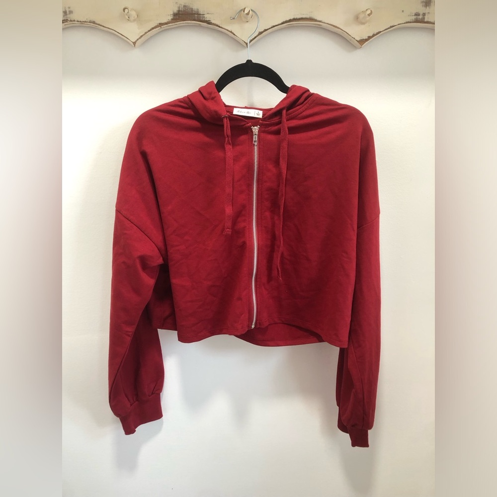 NWT Active USA Crop Jacket